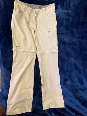 Outdoor Research Convertible Track Pants in Light Beige